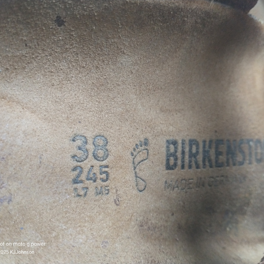 Birkenstock Sierra Sandals Size 38 Regular Width Leather - Picture 12 of 14